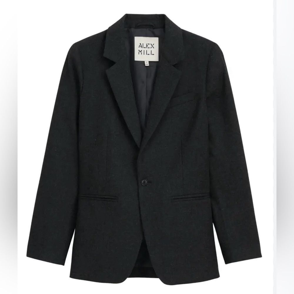 Alex Mill SoHo Blazer XS NWT Charcoal Grey